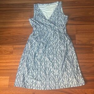 Eddie Bauer‎ Women's Aster Crossover patterned Dress size small